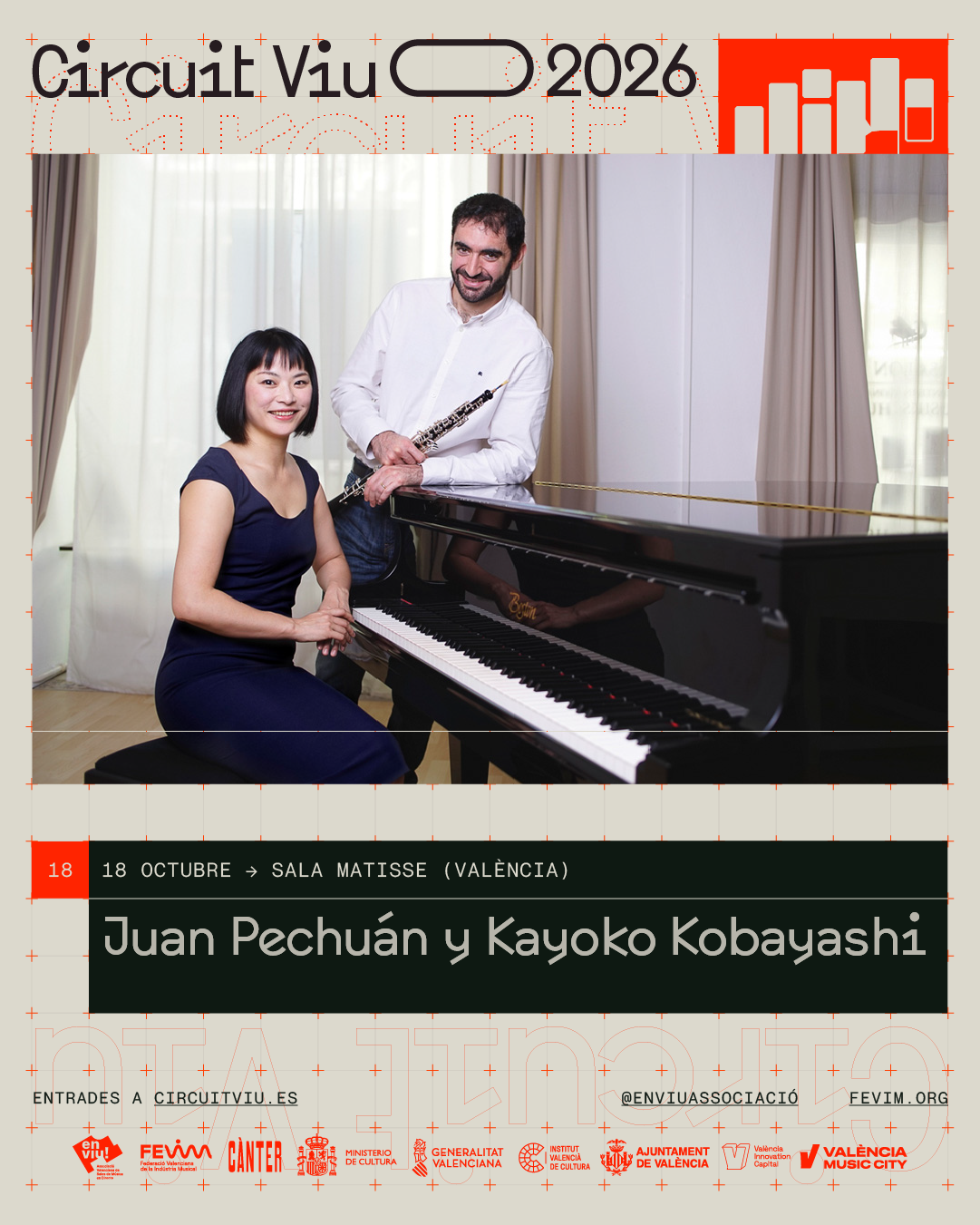 Cartel de JUAN PECHUÁN Y KAYOKO KOBAYASHI