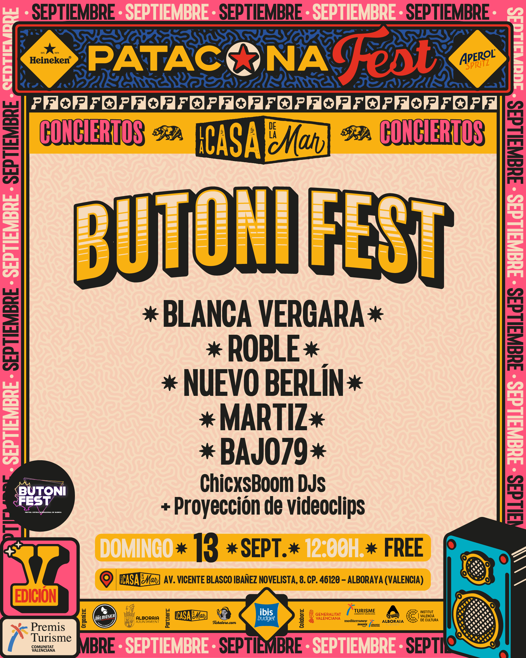 Cartel de BUTONI FEST VOL.6