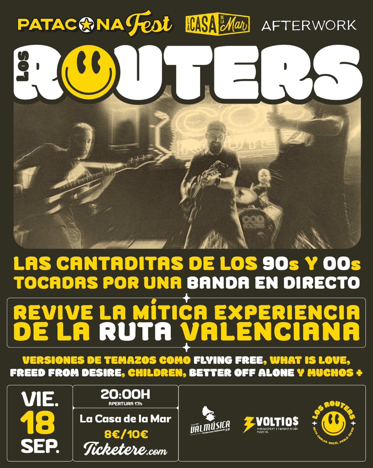 Cartel de COD ROUTERS: CANTADITAS REMEMBER