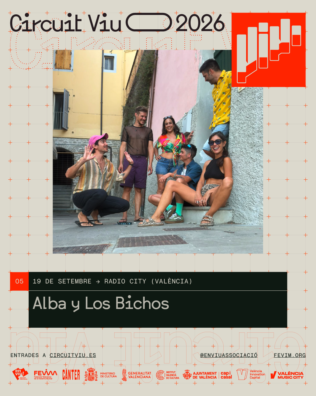 Cartel de ALBA Y LOS BICHOS