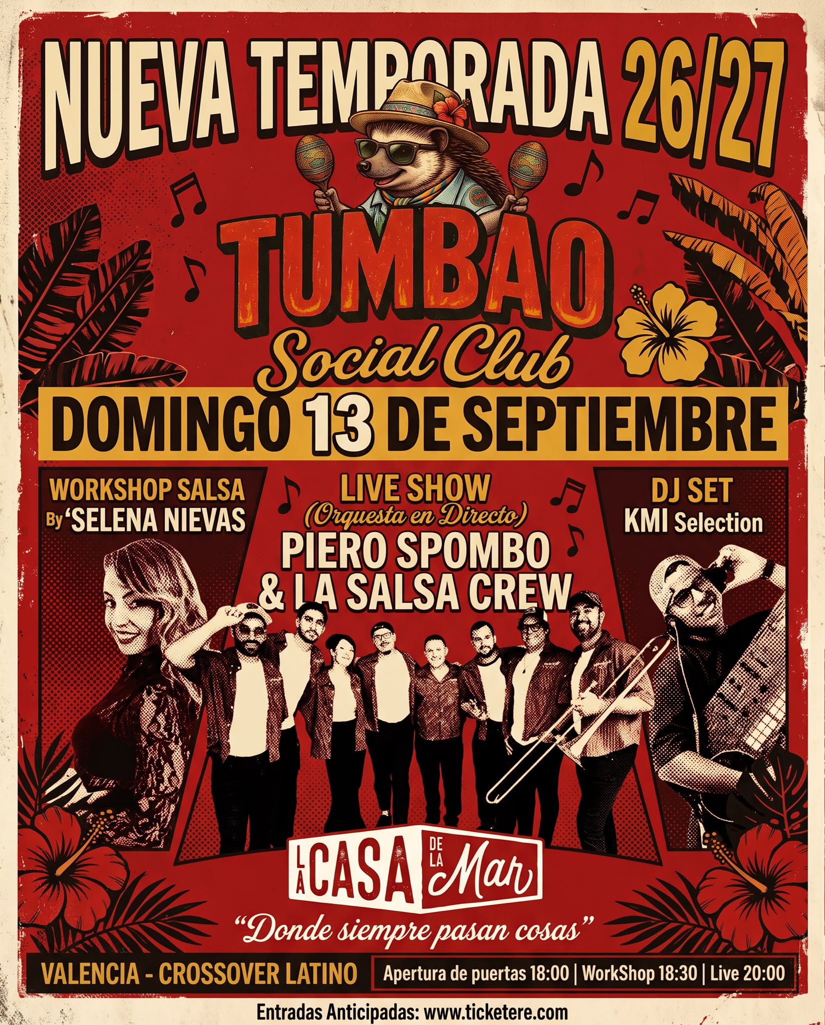 Cartel de EL TUMBAO SOCIAL CLUB: SALSA, BACHATA Y ALGO MÁS...