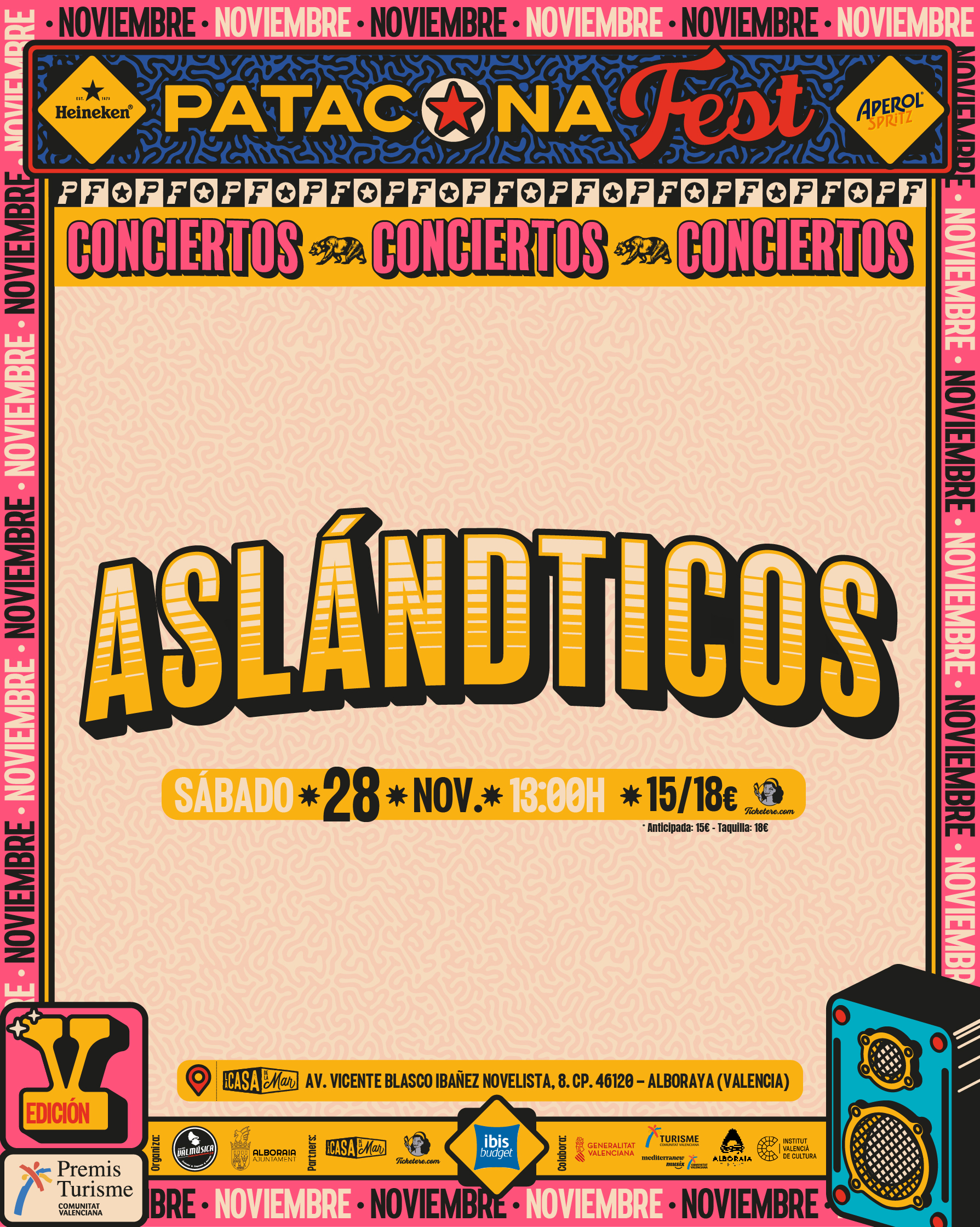 Cartel de ASLÁNDTICOS