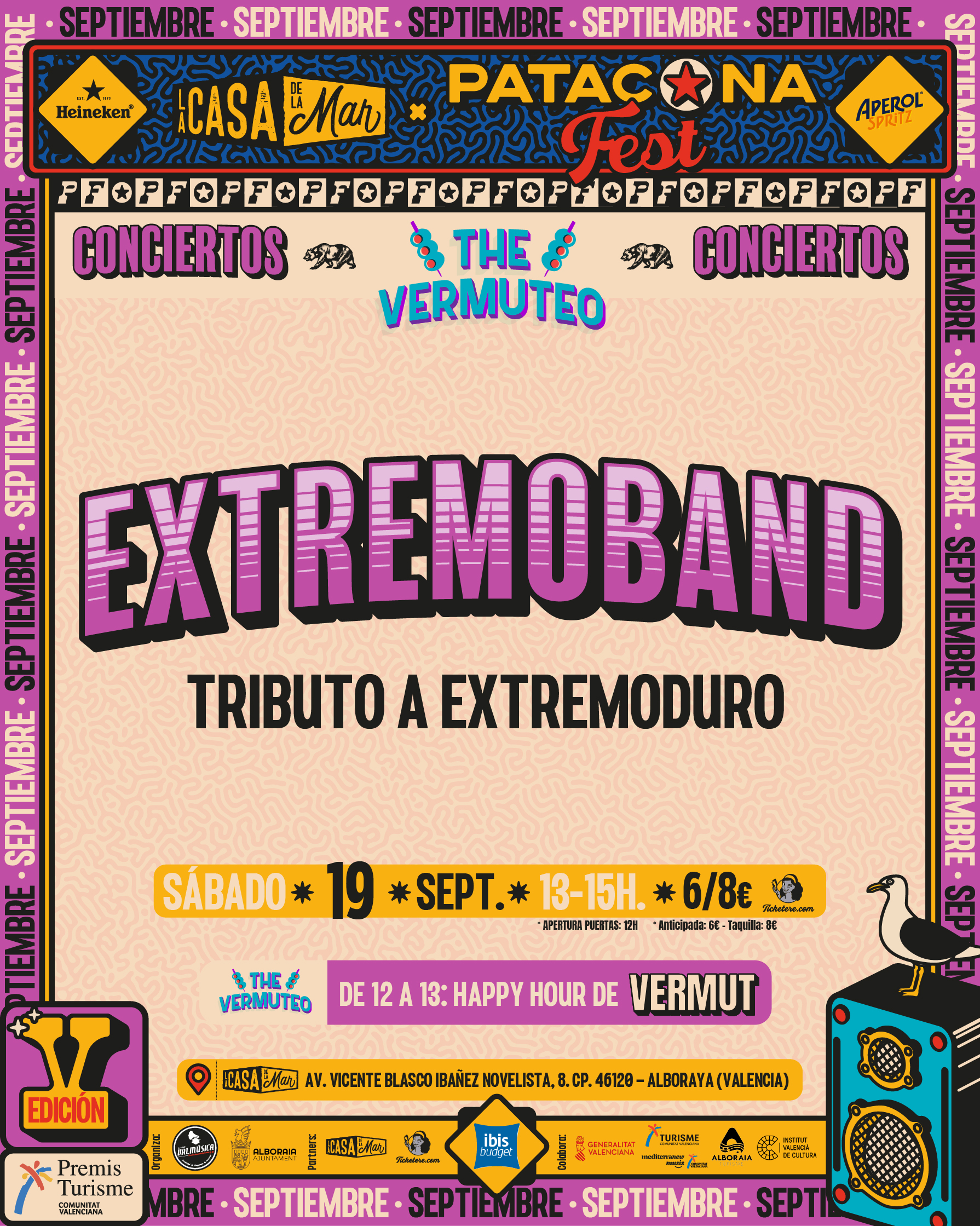 Cartel de EXTREMOBAND: TRIBUTO A EXTREMODURO