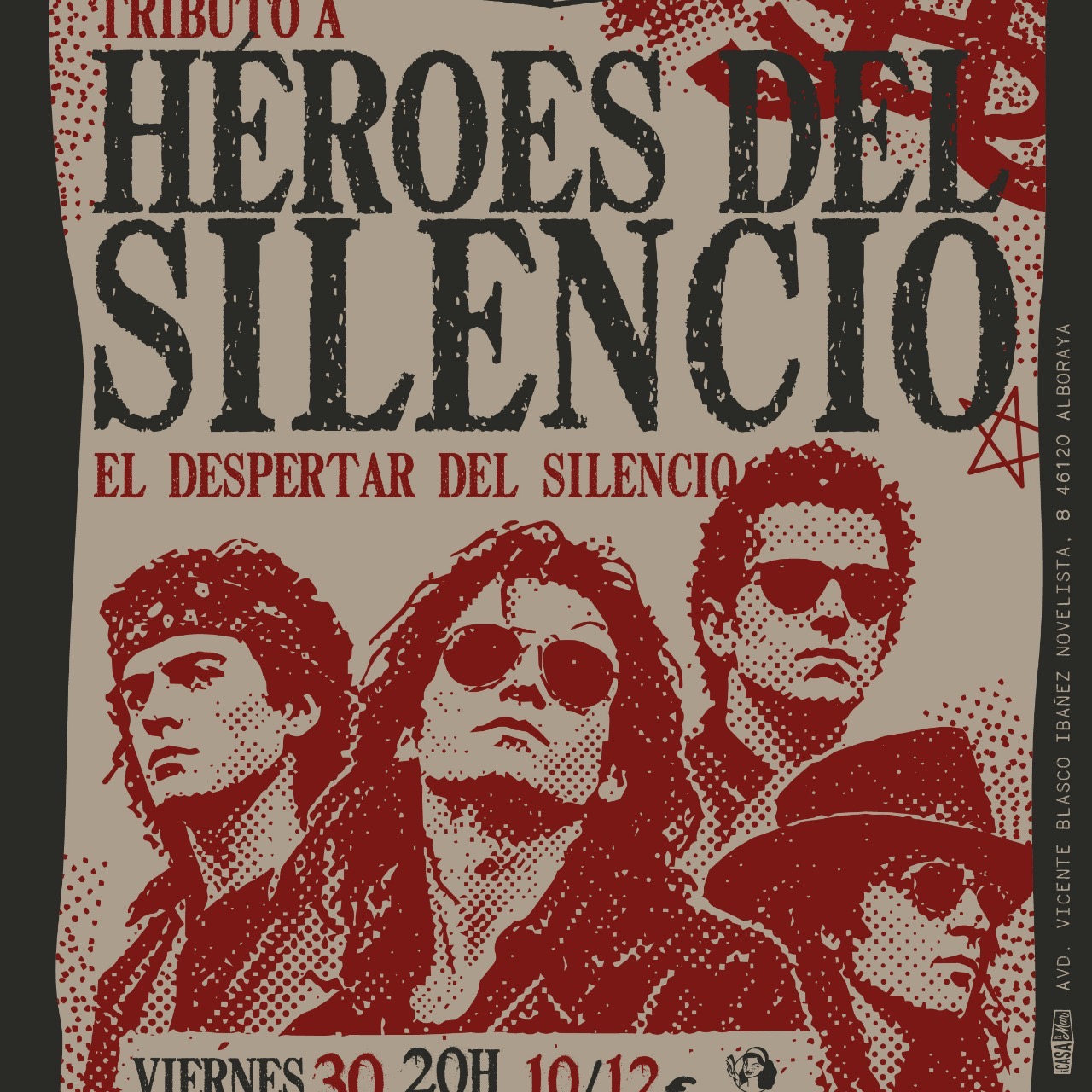 TRIBUTO A HÉROES DEL SILENCIO 